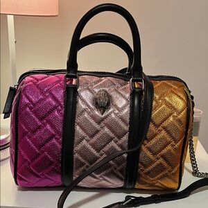 Kurt Geiger Multicolor Quilted Satchel🩷🧡💛💚💙💜